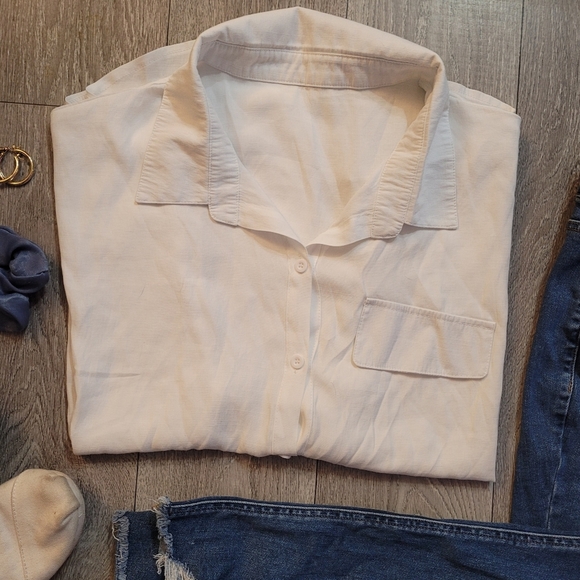 White Button Down Shirt - Picture 3 of 7